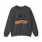 Pumpkin Witch Halloween Crewneck Sweatshirt