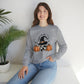 Pumpkin Witch Halloween Crewneck Sweatshirt