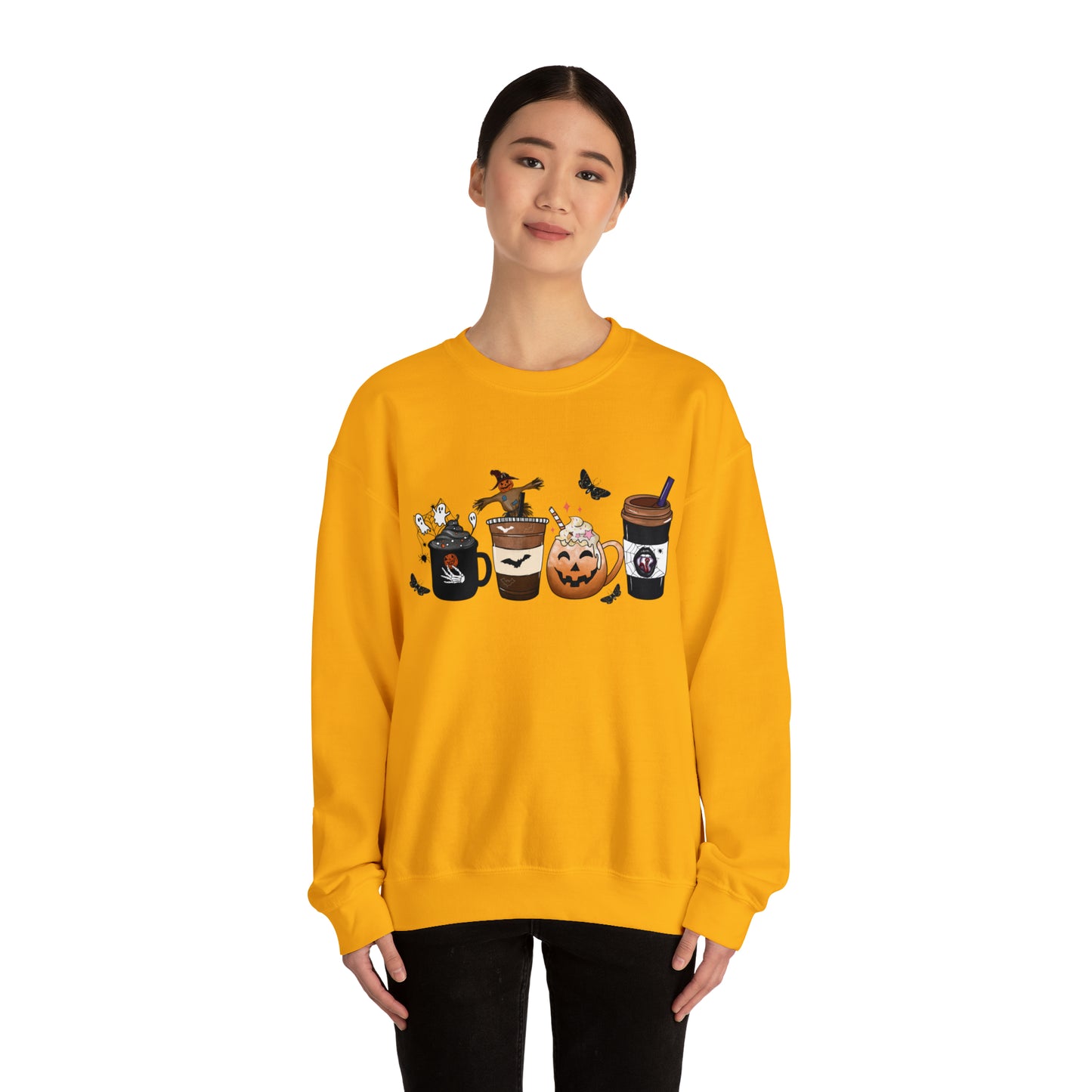 Halloween Pumpkin Lattes Crewneck