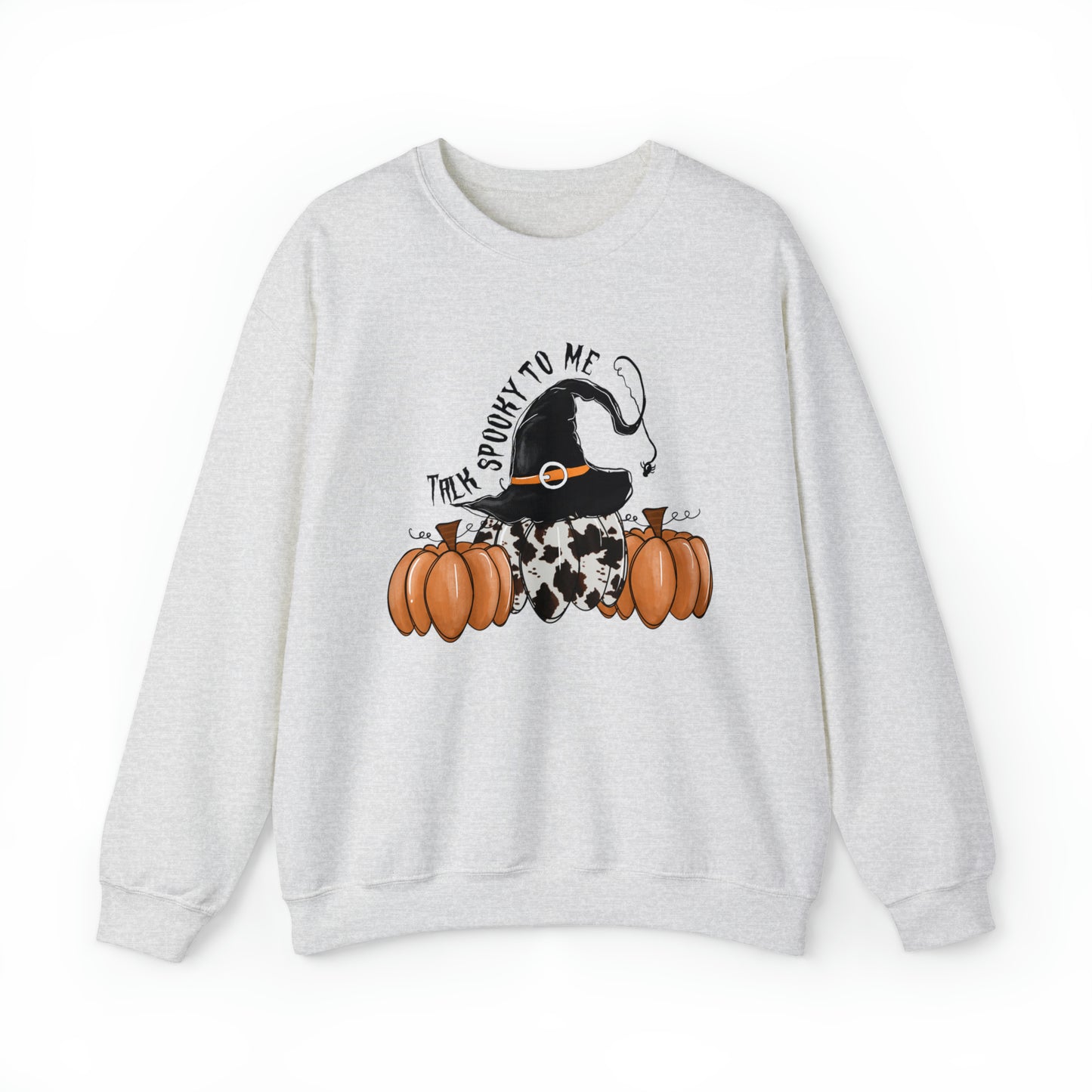 Pumpkin Witch Halloween Crewneck Sweatshirt