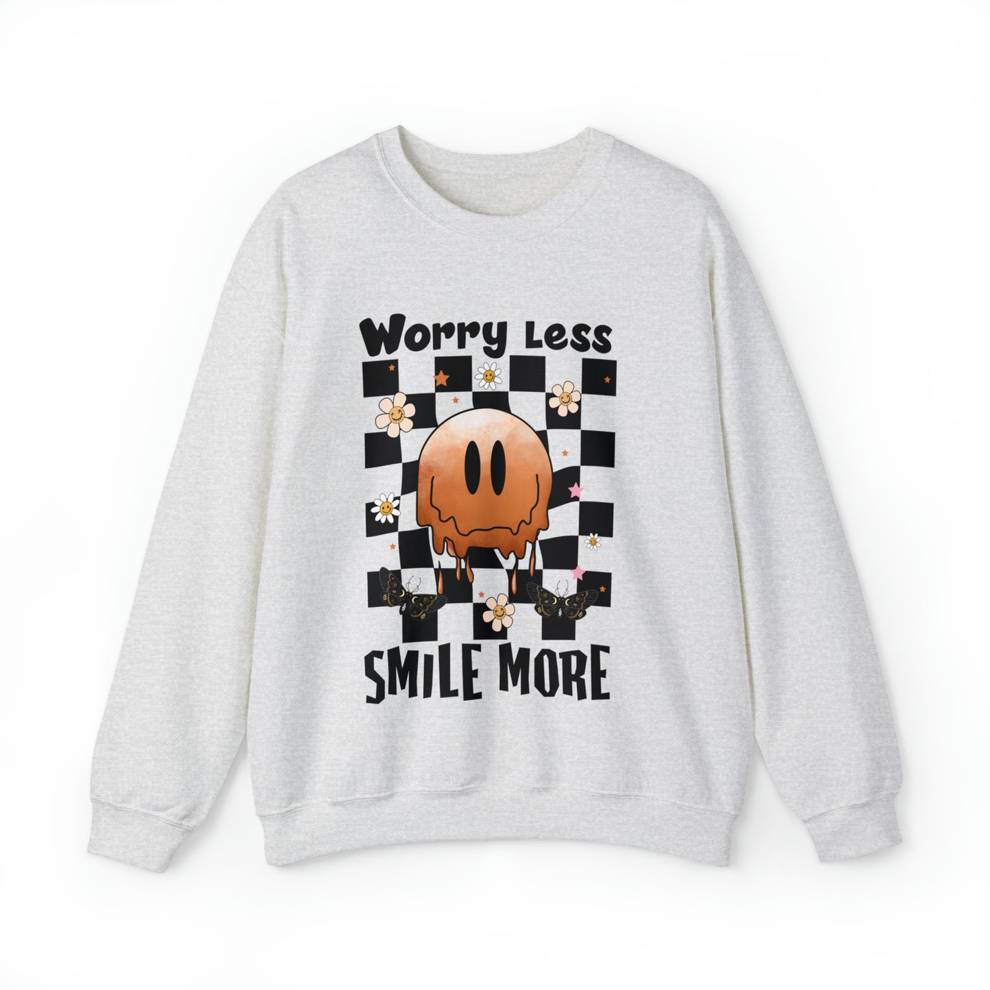 Worry Less Smile More Crewneck Sweatshirt