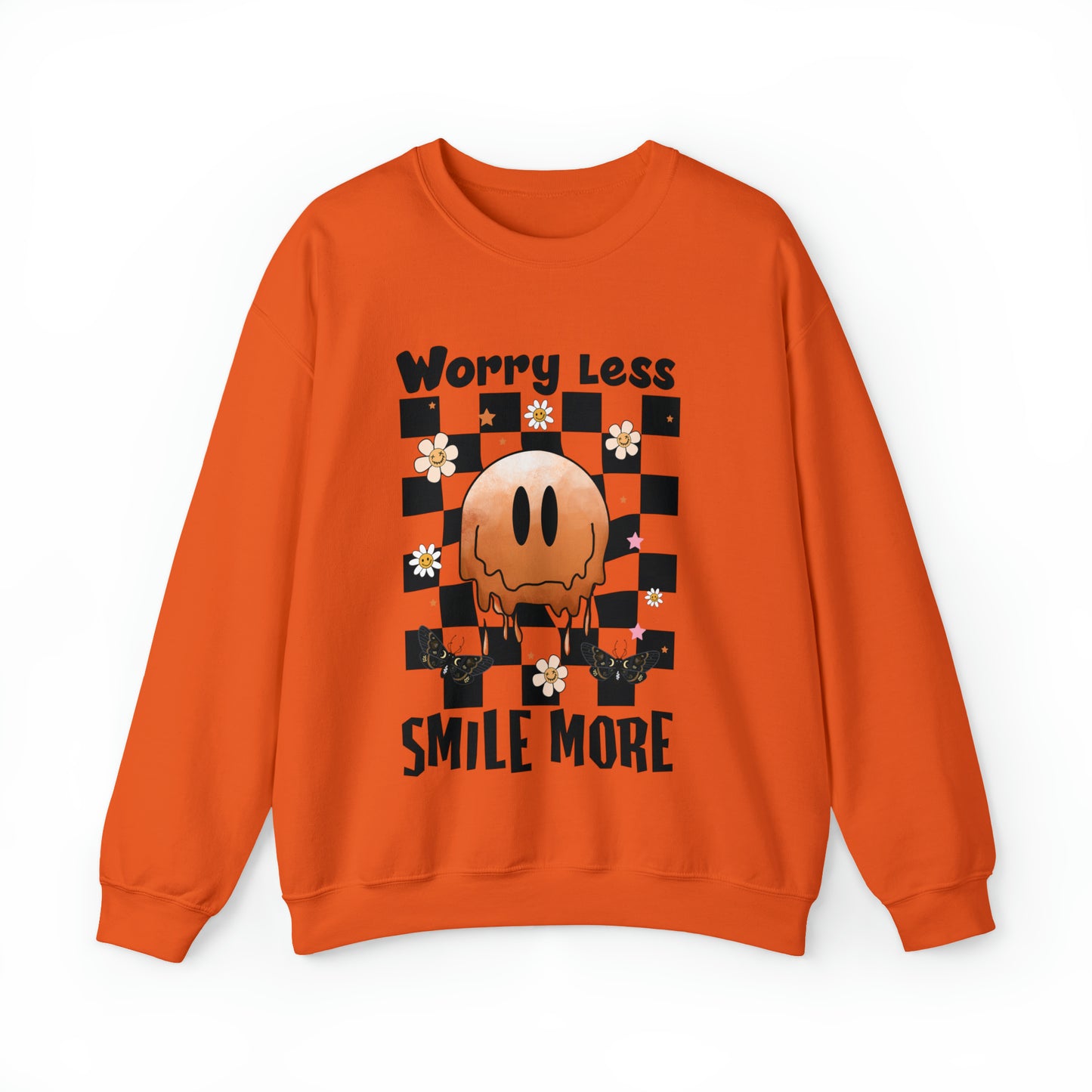 Worry Less Smile More Crewneck Sweatshirt