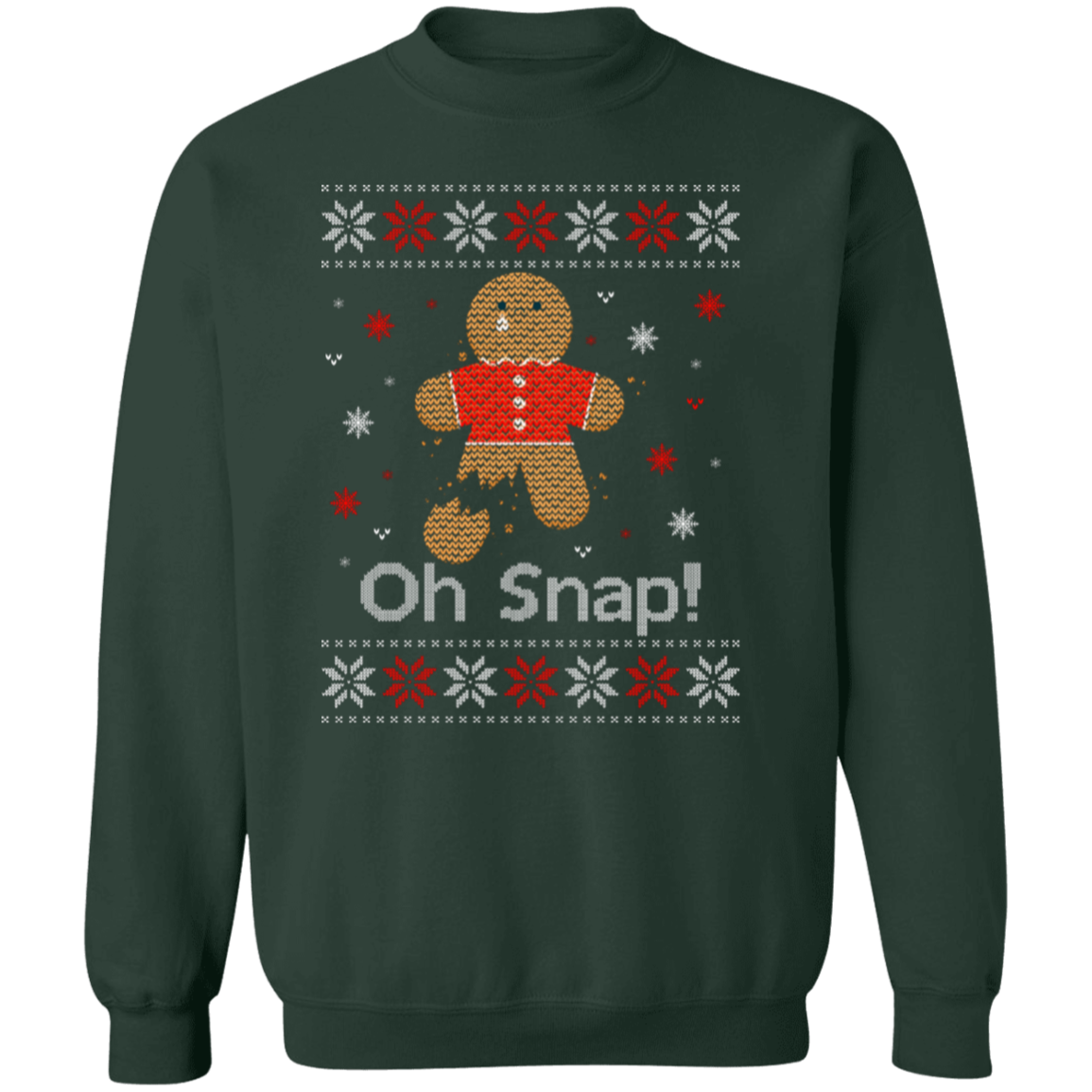 OH Snap Gingerbread Man  Crewneck Sweatshirt