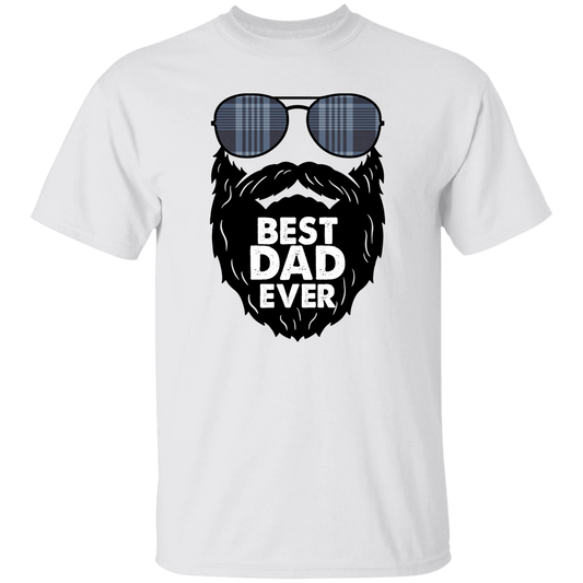 BEST DAD EVER | SUNGLASSES WITH BEARD | T-Shirt