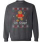 OH Snap Gingerbread Man  Crewneck Sweatshirt