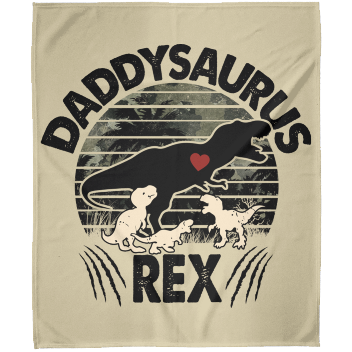 DADDYSAURUS REX | Fleece Blanket 50x60