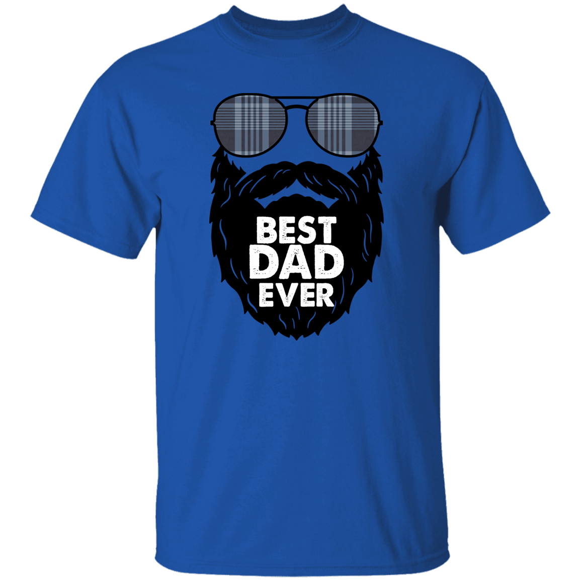 BEST DAD EVER | SUNGLASSES WITH BEARD | T-Shirt