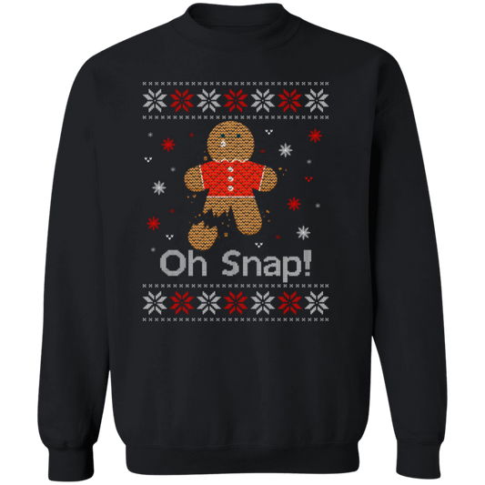 OH Snap Gingerbread Man  Crewneck Sweatshirt