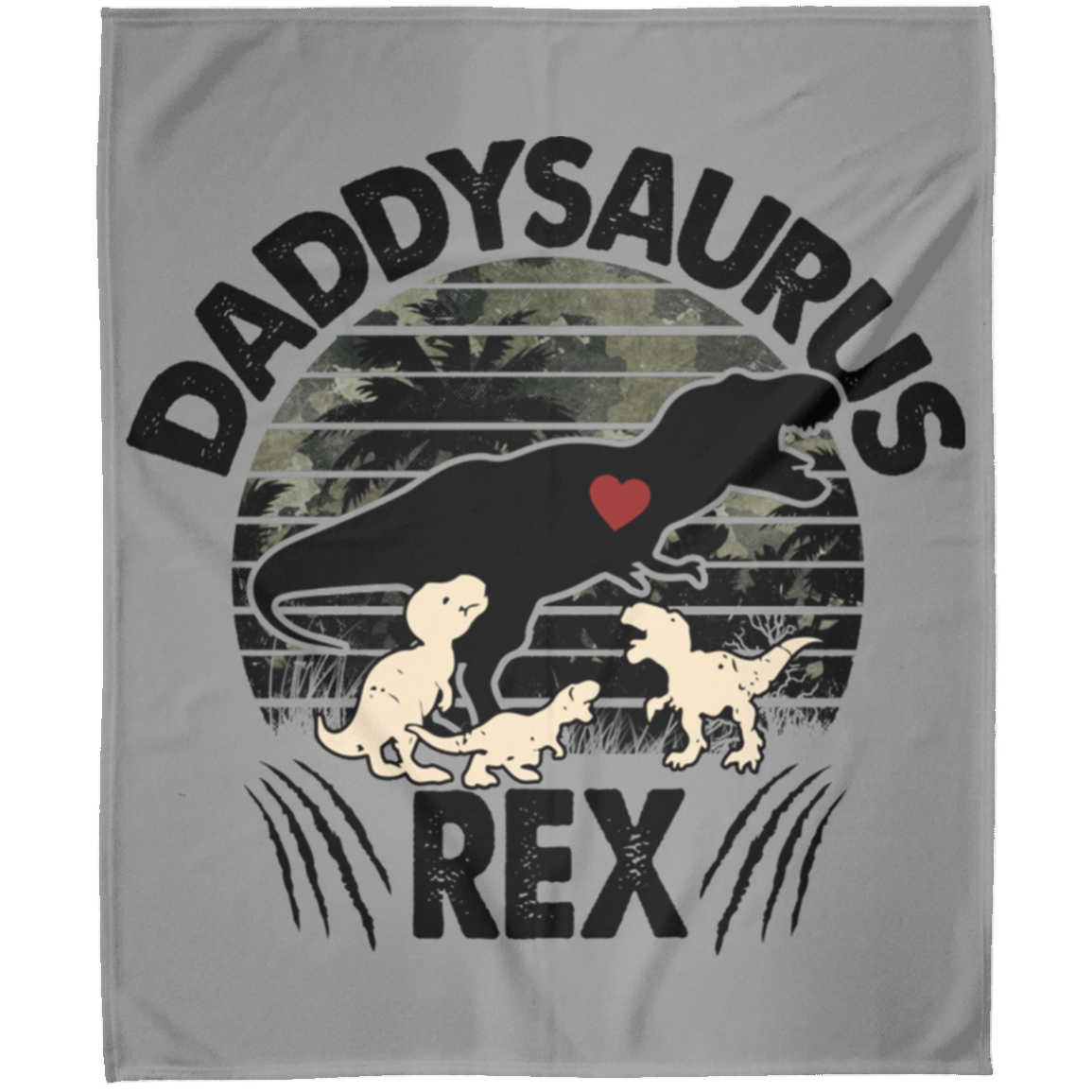 DADDYSAURUS REX | Fleece Blanket 50x60