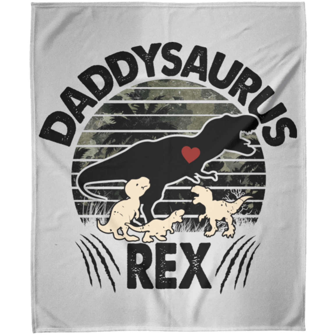 DADDYSAURUS REX | Fleece Blanket 50x60