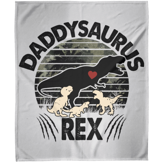 DADDYSAURUS REX | Fleece Blanket 50x60