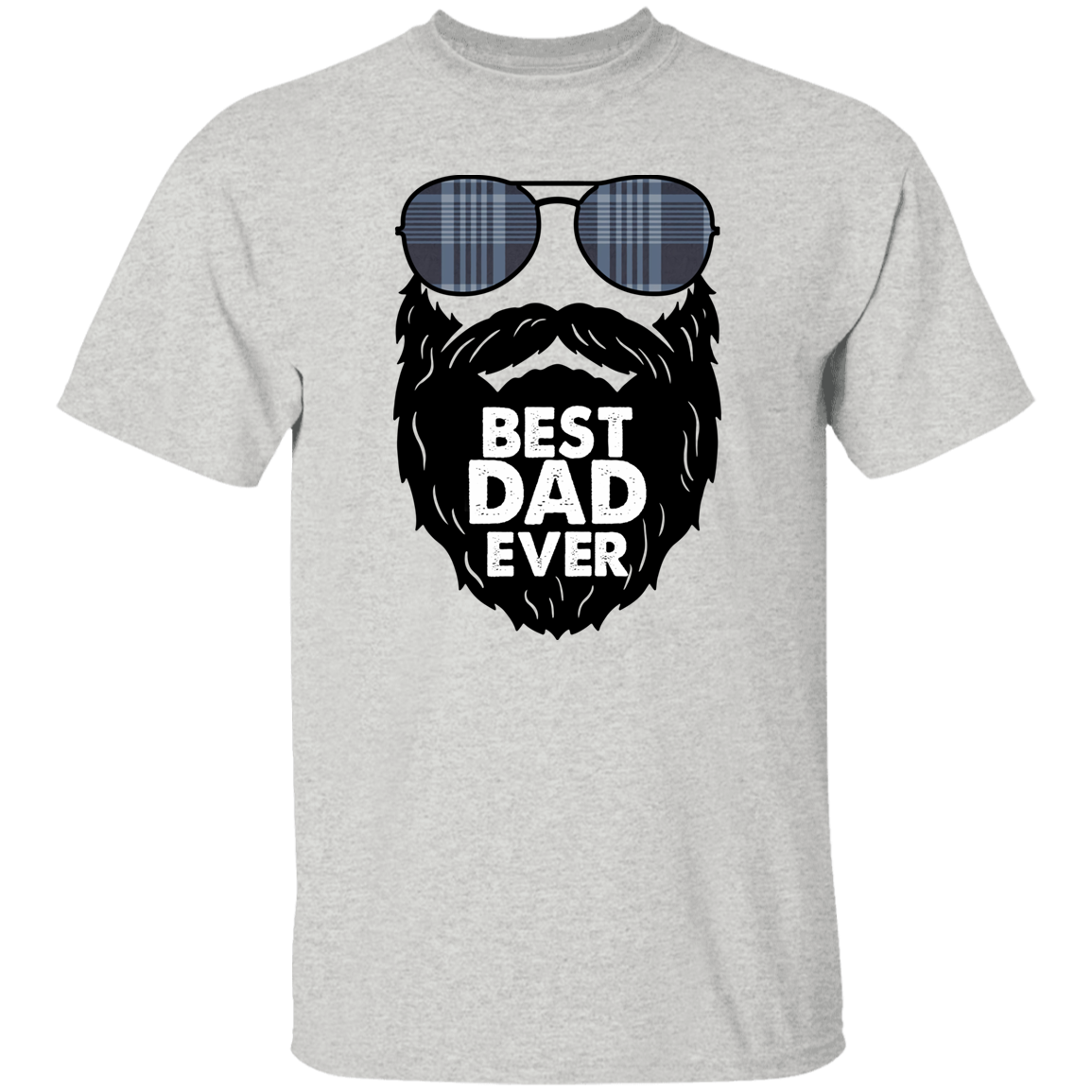 BEST DAD EVER | SUNGLASSES WITH BEARD | T-Shirt