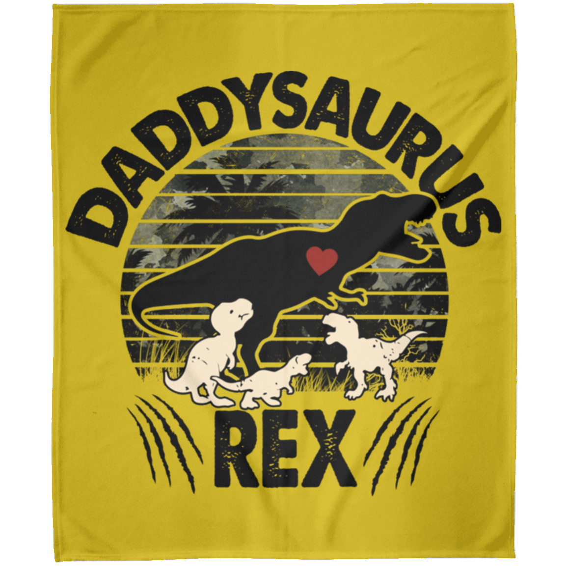 DADDYSAURUS REX | Fleece Blanket 50x60