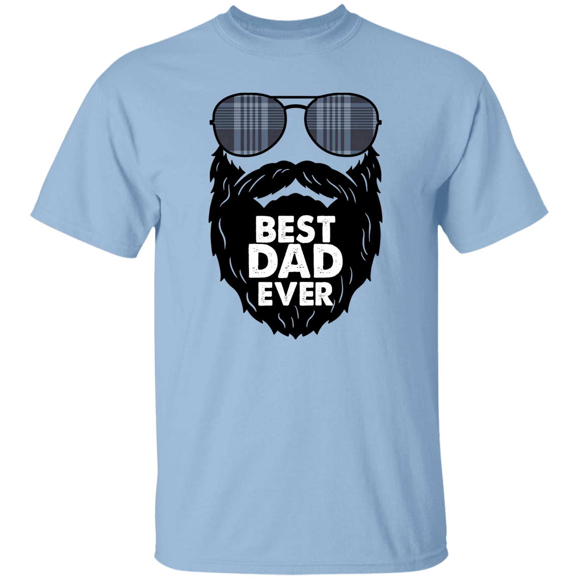 BEST DAD EVER | SUNGLASSES WITH BEARD | T-Shirt