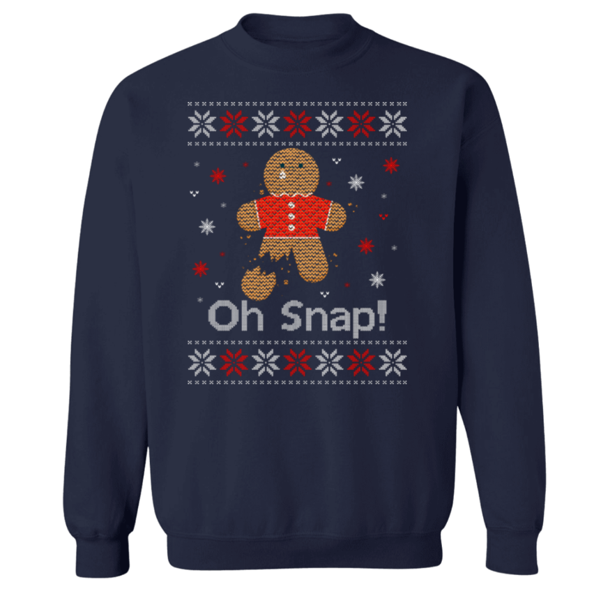 OH Snap Gingerbread Man  Crewneck Sweatshirt