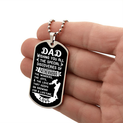 Dad Dog Tag | Love Fatherhood