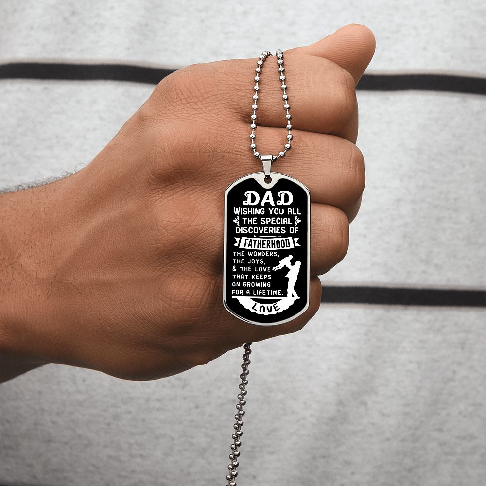 Dad Dog Tag | Love Fatherhood