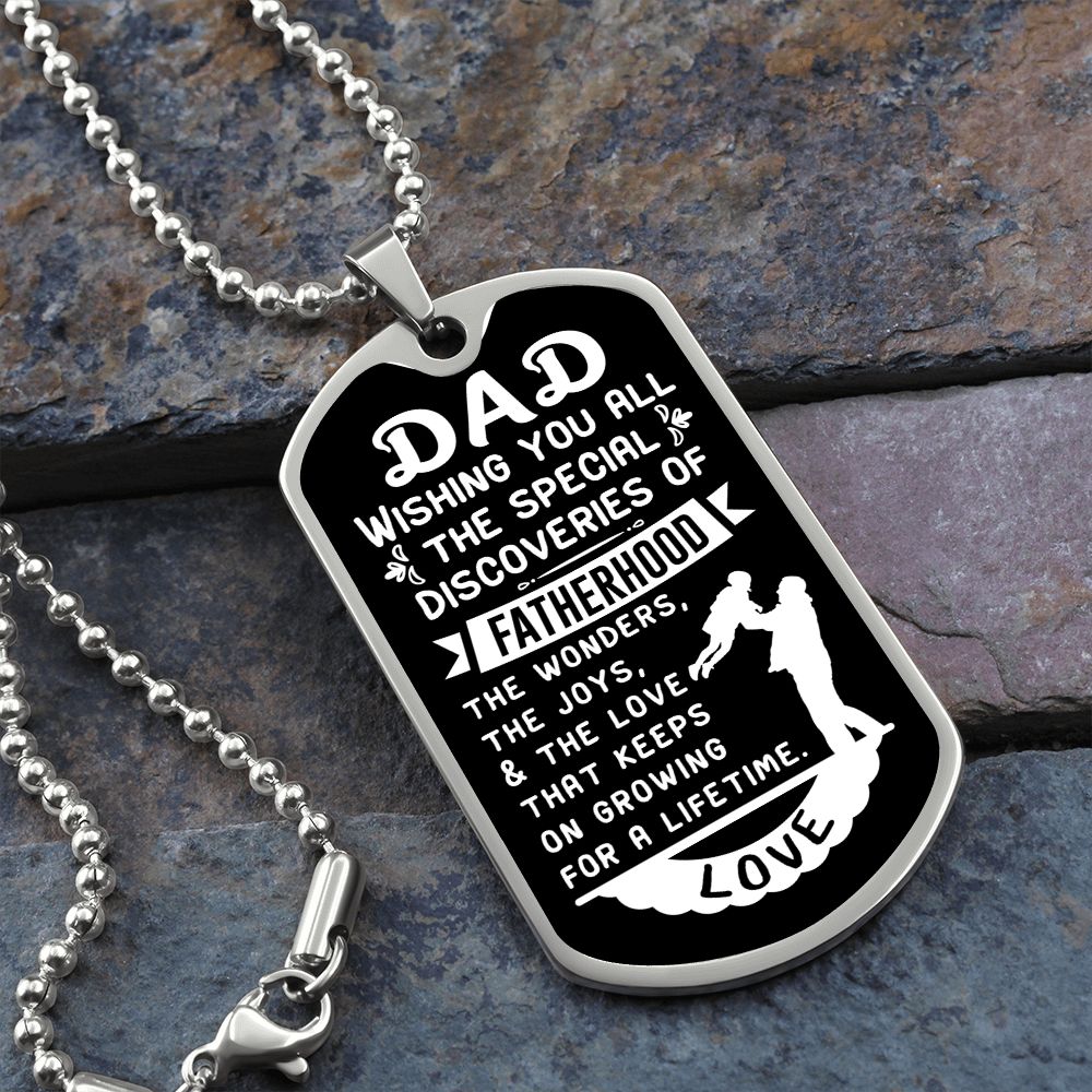 Dad Dog Tag | Love Fatherhood