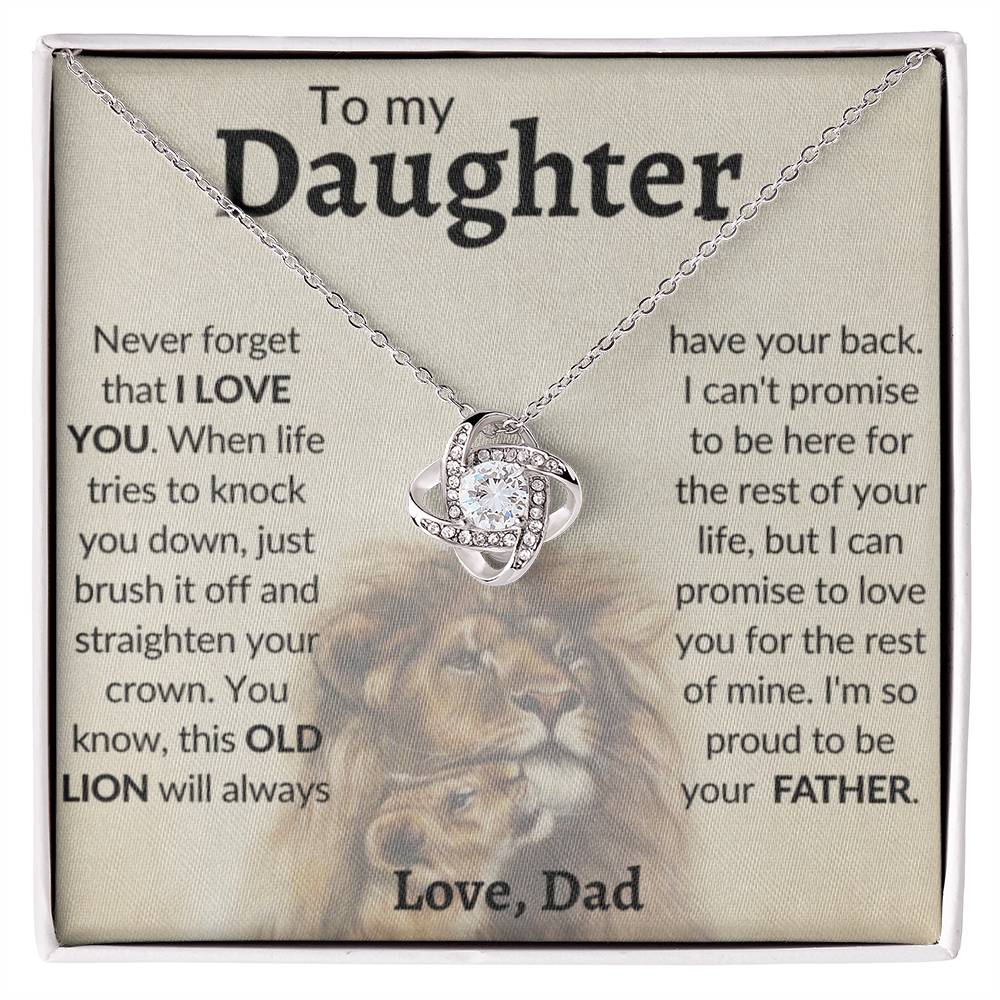 To My Daughter Never Forget That I Love You, Love Dad