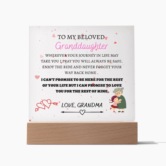 To My Beloved Granddaughter | Love Grandma