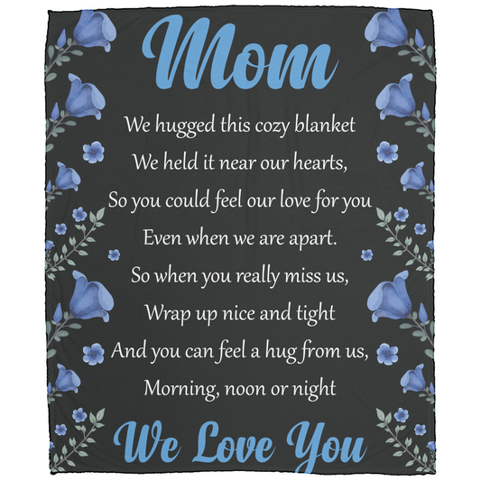 To Mom Cozy Plush Fleece Blanket