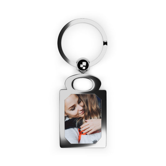 Rectangle Photo Keyring